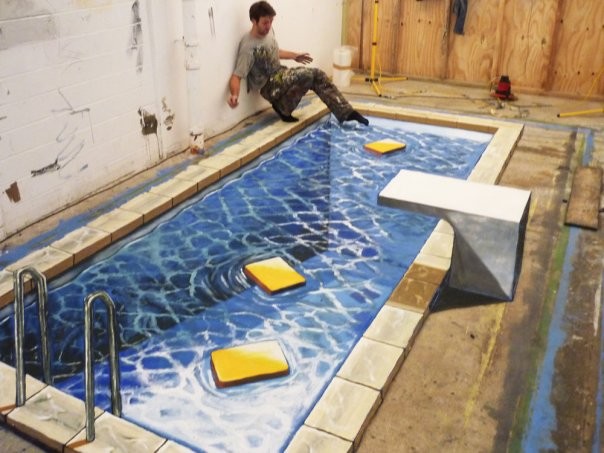 is it weird weird but very cool 3d art on the floor part 2