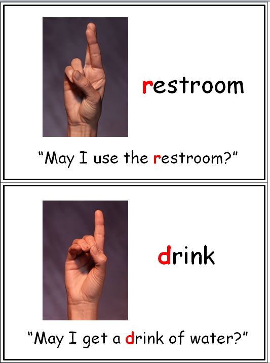 Pocket Full of Kinders! Hand Signals Anyone?