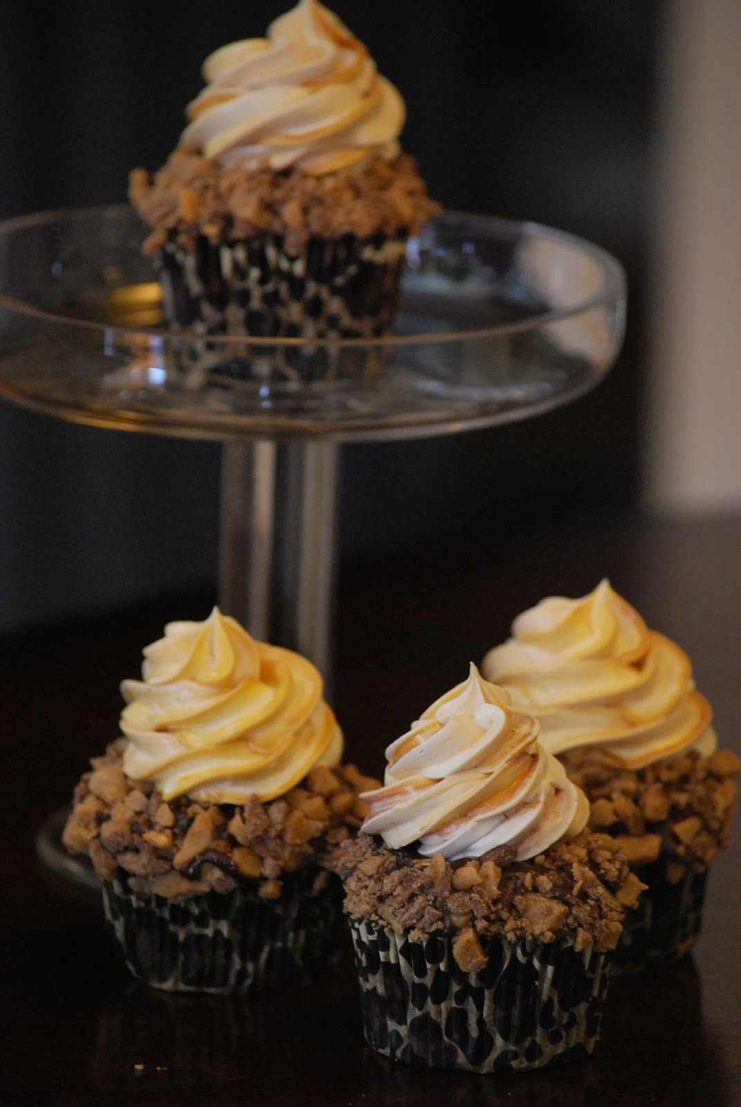 My story in recipes Toffee Crunch Cupcakes