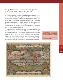 La globalización económica del siglo XVI y la nueva idea del mundo y la vida - Historia 6to Bloque 5 2014-2015