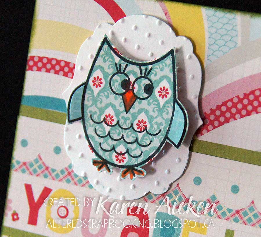 Altered Scrapbooking Sweet Owl Love Notes