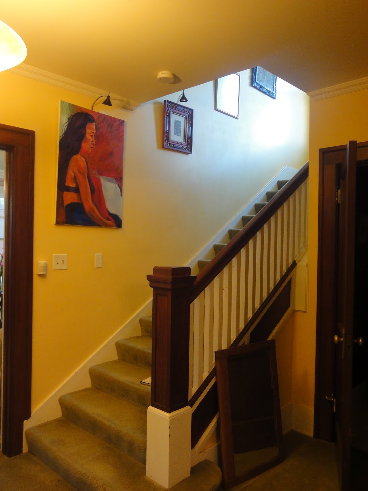 CeCe & Co. Gallery Wall Up the Stairs