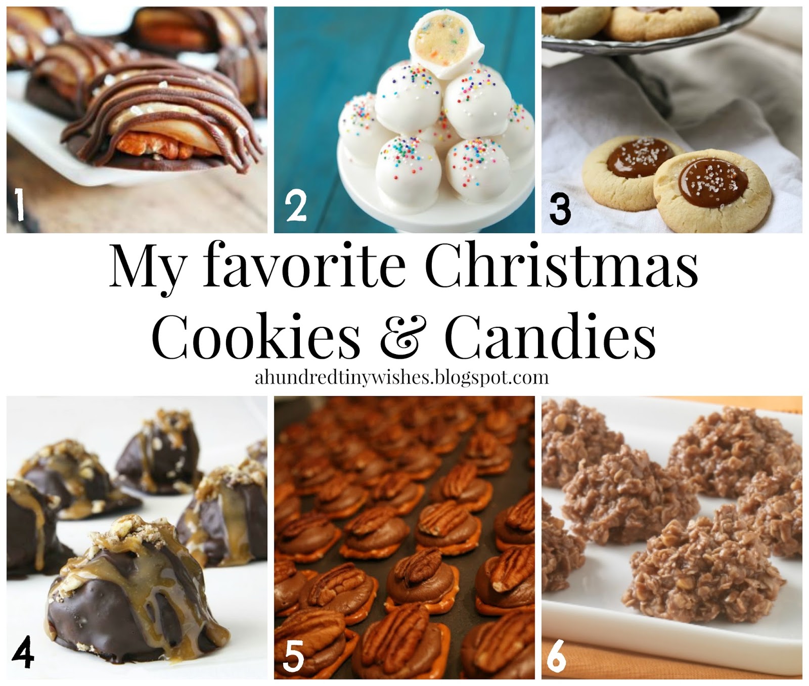 favorite christmas cookies & candies a hundred tiny wishes
