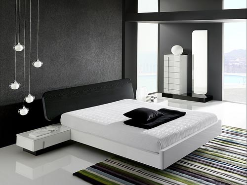 Black And White Bedroom Decorating Ideas