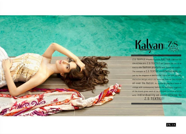 Kalyan Lawn Eid Collection 2013-14 By Z.S Textiles