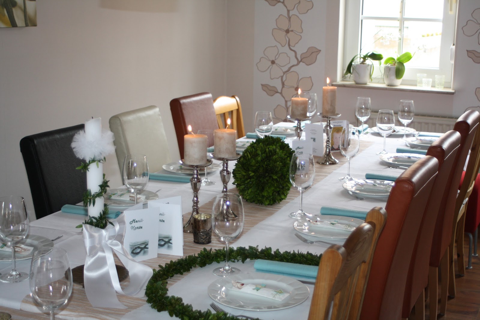 STEMPELSCHWESTER: Kommunion Tischdeko und Gäste-Goodie