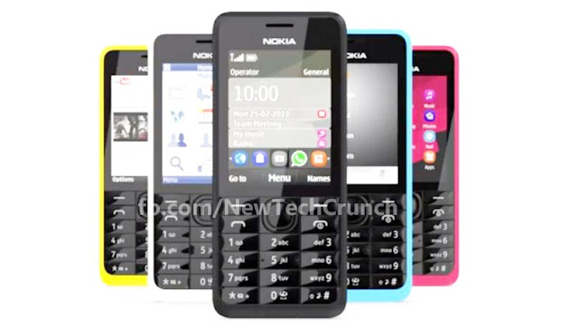 Nokia 301 Phones in Colors