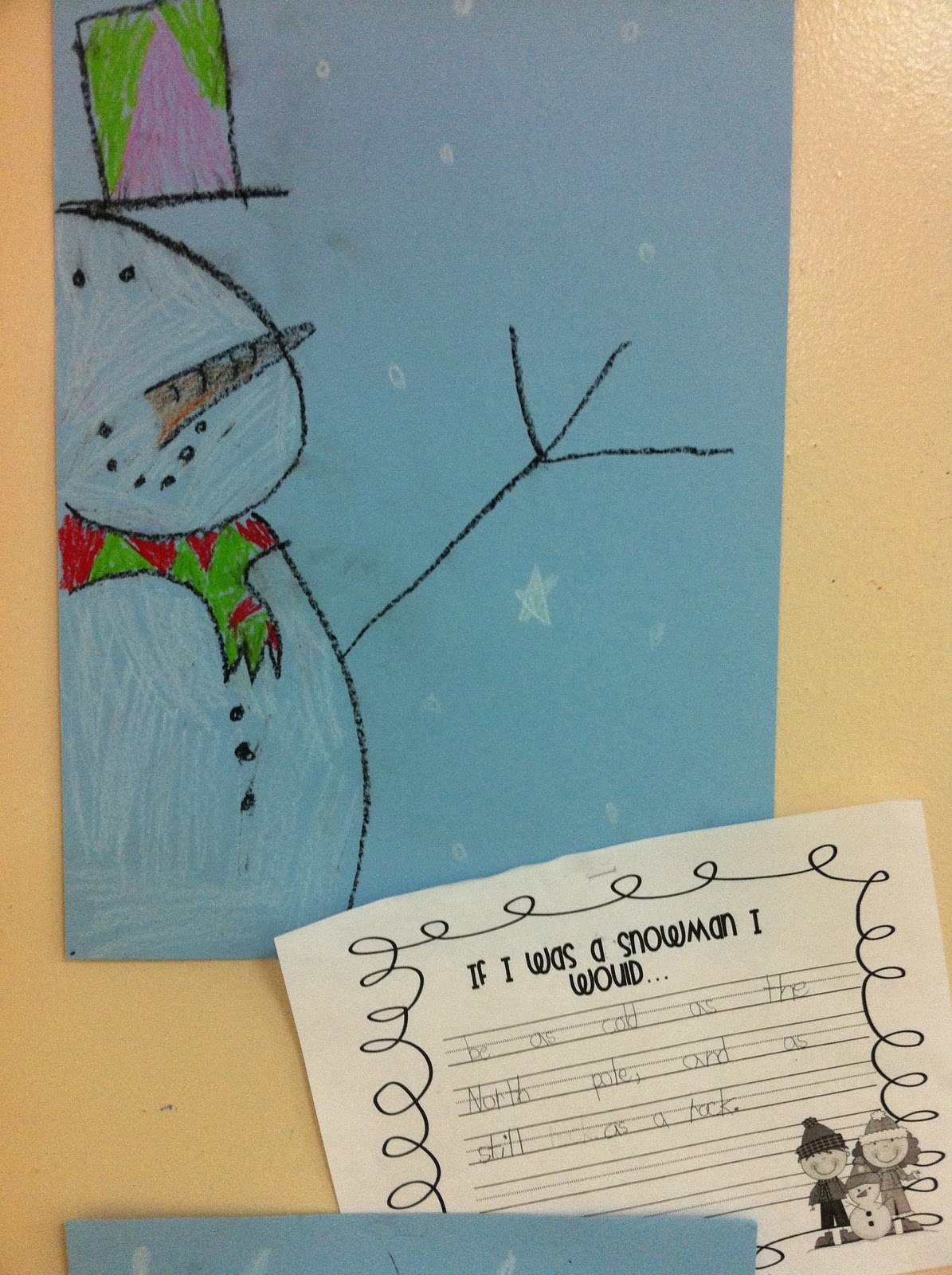 First Grade Facts Snowman Similes
