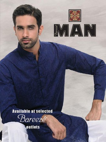 New Men's Summer Kurta Salwar Collection By Bareeze 2012-13
