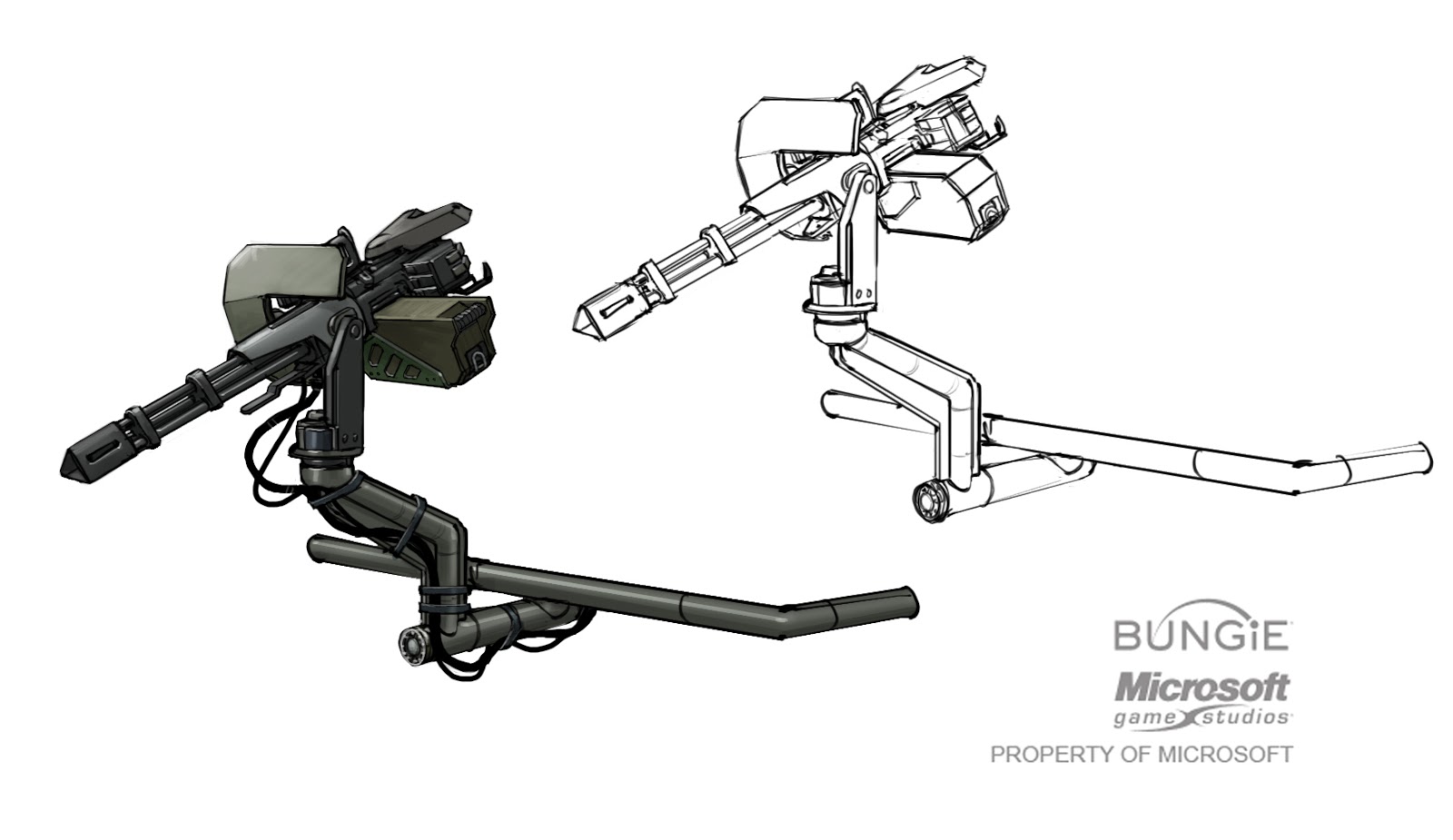 Concept, Artwork et Illustration Halo Ih_falcon+door+gun+mount