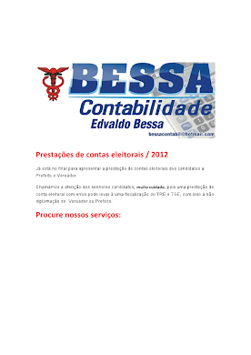 BESSA CONTABILIDADE - Prestação de Contas Eleitorais