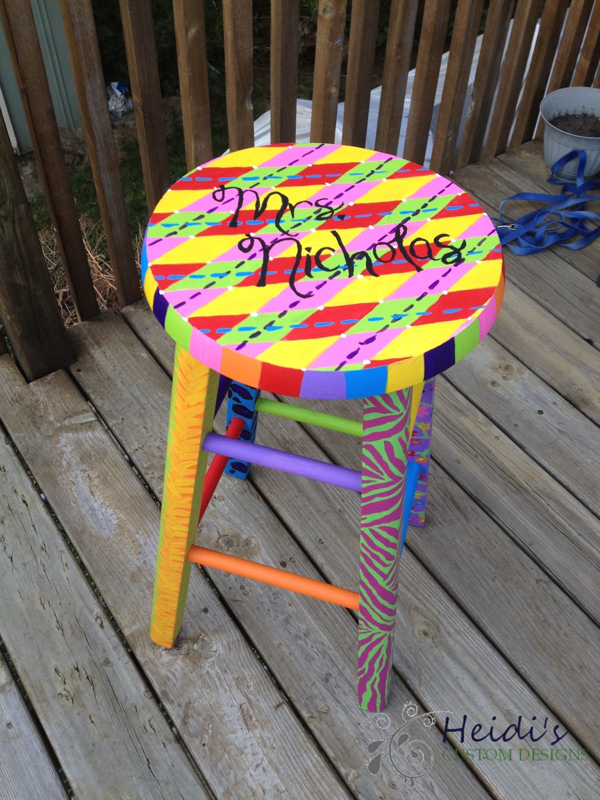 Serving Up Seconds Hand Painted Furniture for the Classroom!