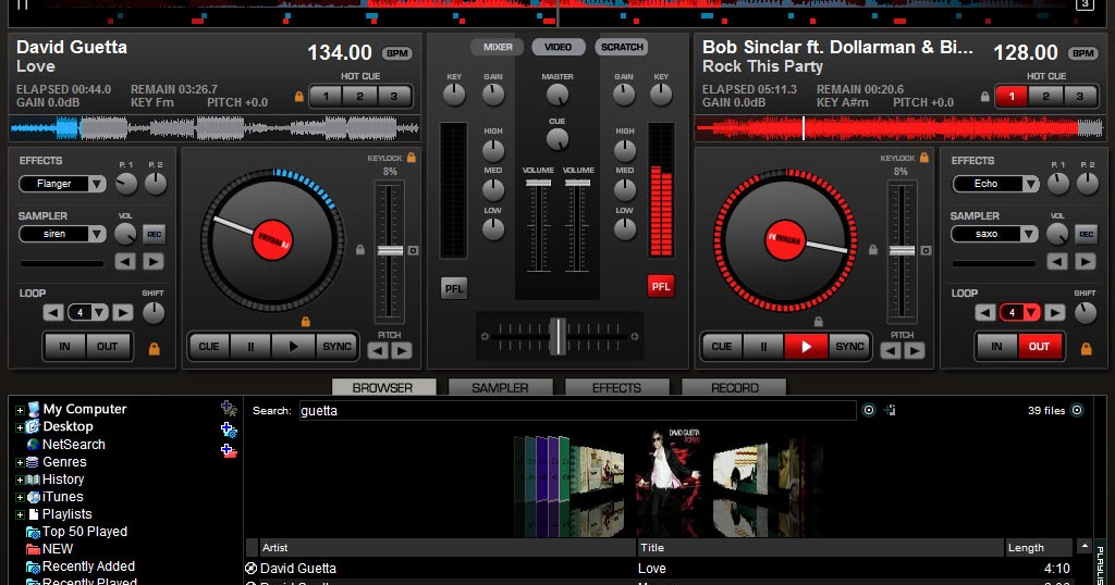 software mixing lagu remix dengan Virtual DJ AiiAry Blog