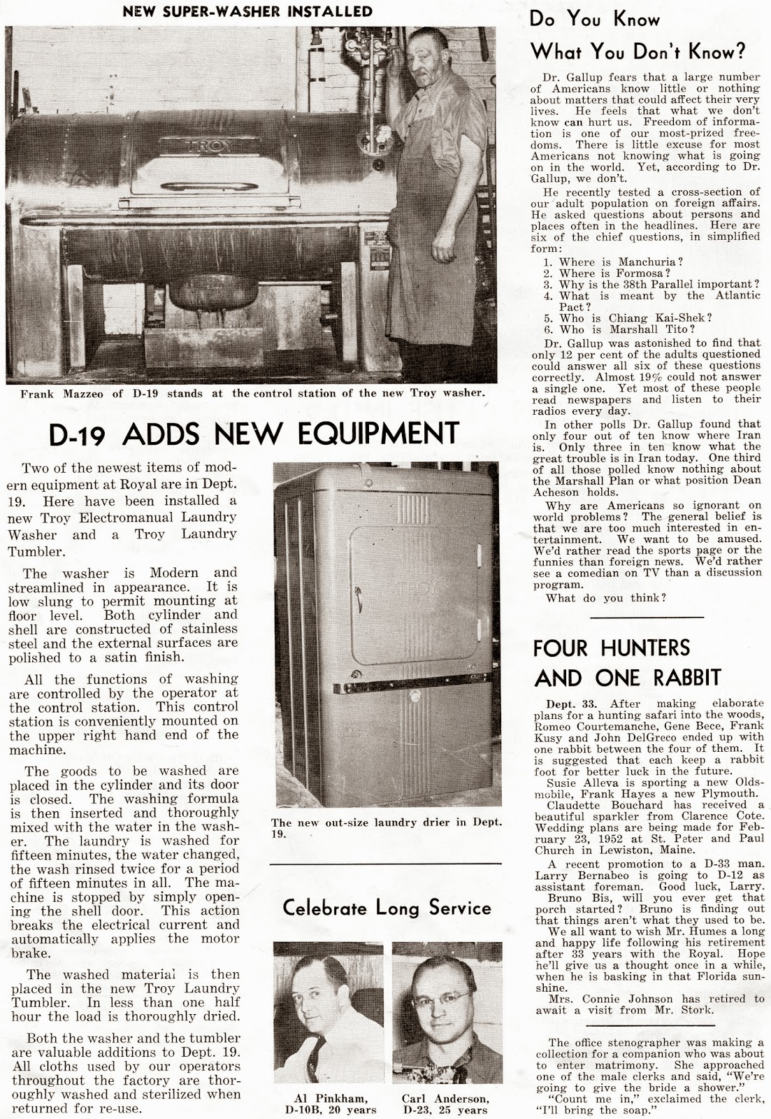 Life in a Typewriter Shop The Royal News