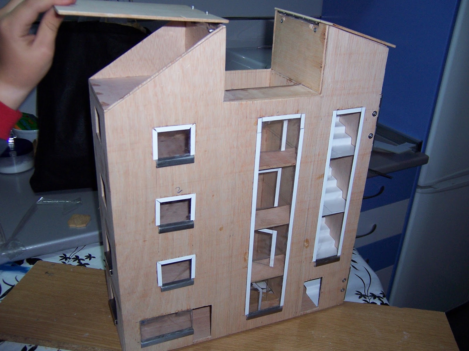 Como hacer un edificio de papel Imagui