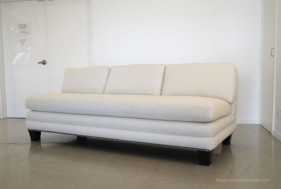 classic design Custom Armless Sofa