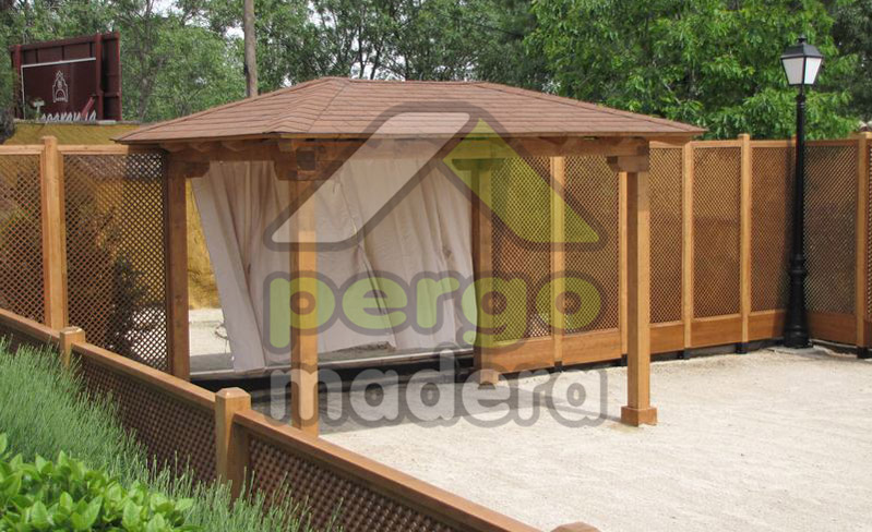 Pergomadera, Estructuras de Madera: Celosía para su ático o terraza