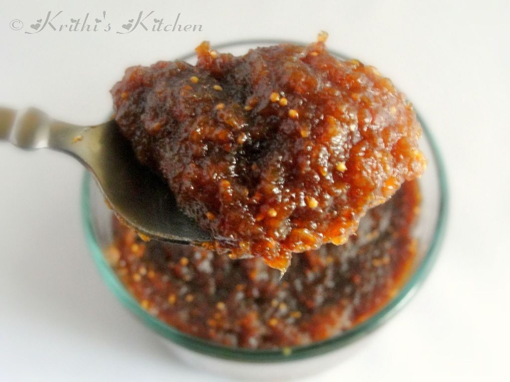 Krithi's Kitchen Dried Figs and Dates Spicy Jam