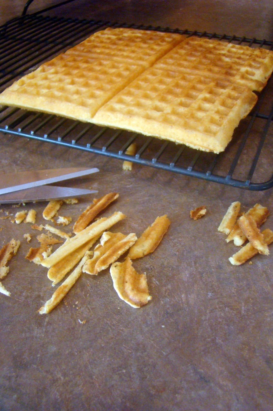 Nourished and Nurtured Homemade Freezer Waffles (soaked whole grain