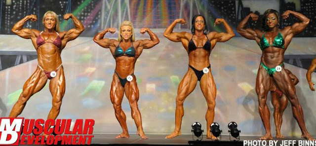 Europa female bodybuilding comparision