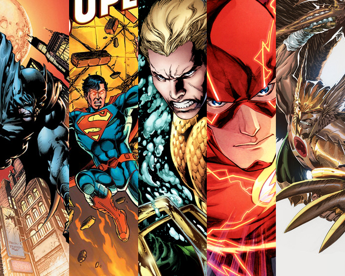 Fruitless Pursuits: DC Reboot Review: The Dark Knight #1, Superman #1,  Aquaman #1, The Flash #1, Savage Hawkman #1