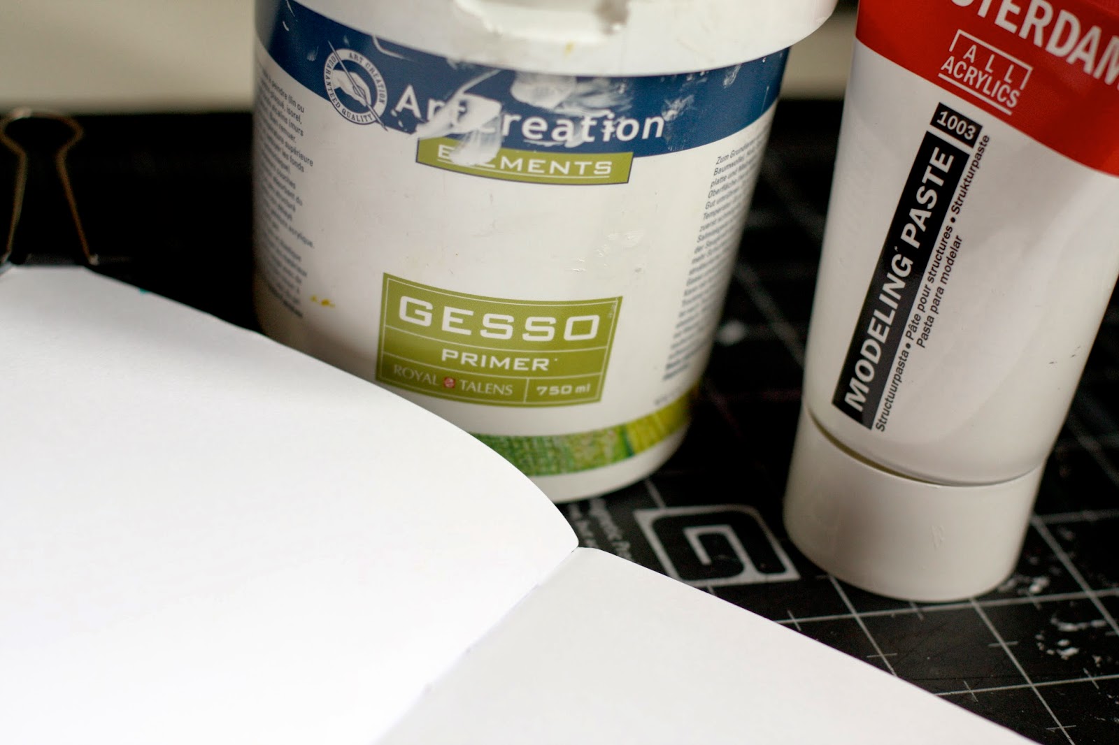 Nunusite Gesso vs Pasta de modelar