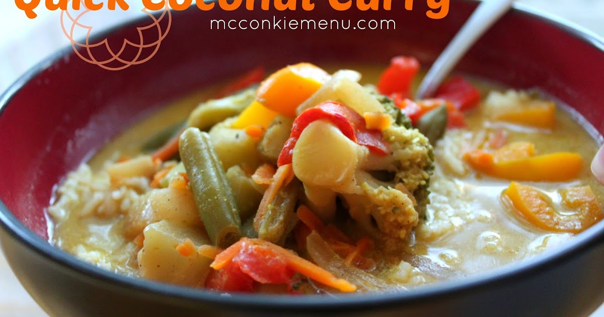 McConkie Menu Quick Coconut Curry