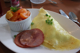 Breakfast at Whale Walk Inn, Eastham, Mass.