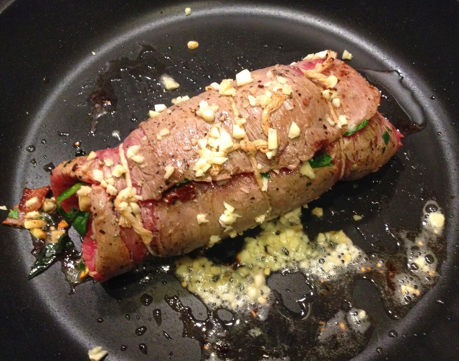 The Paleo Review Garlic Topped Flank Steak Roulade from Make Ahead Paleo
