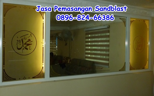 Stiker Kaca | Sandblast |0896-824-66386
