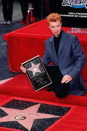 David Bowie receiving his Star on the Hollywood Wak of Fame, Getty Images