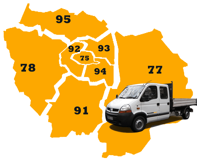 Débarras de gravats à Paris, les Yvelines, les Hauts de Seine, Val d'Oise et partout en IDF