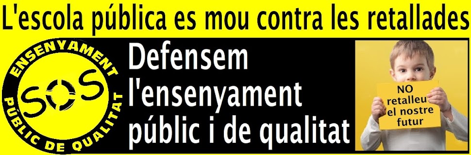 L'ensenyament públic es mou contra les retallades