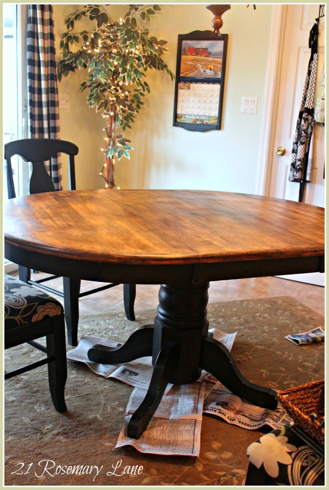 21 Rosemary Lane Freshened Up Kitchen Table and Chairs