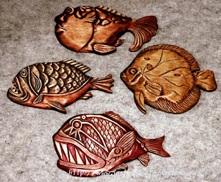 деревянные рыбки