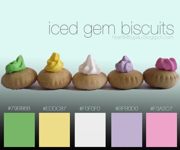 Heartfelt Back to Childhood Iced Gem Biscuits