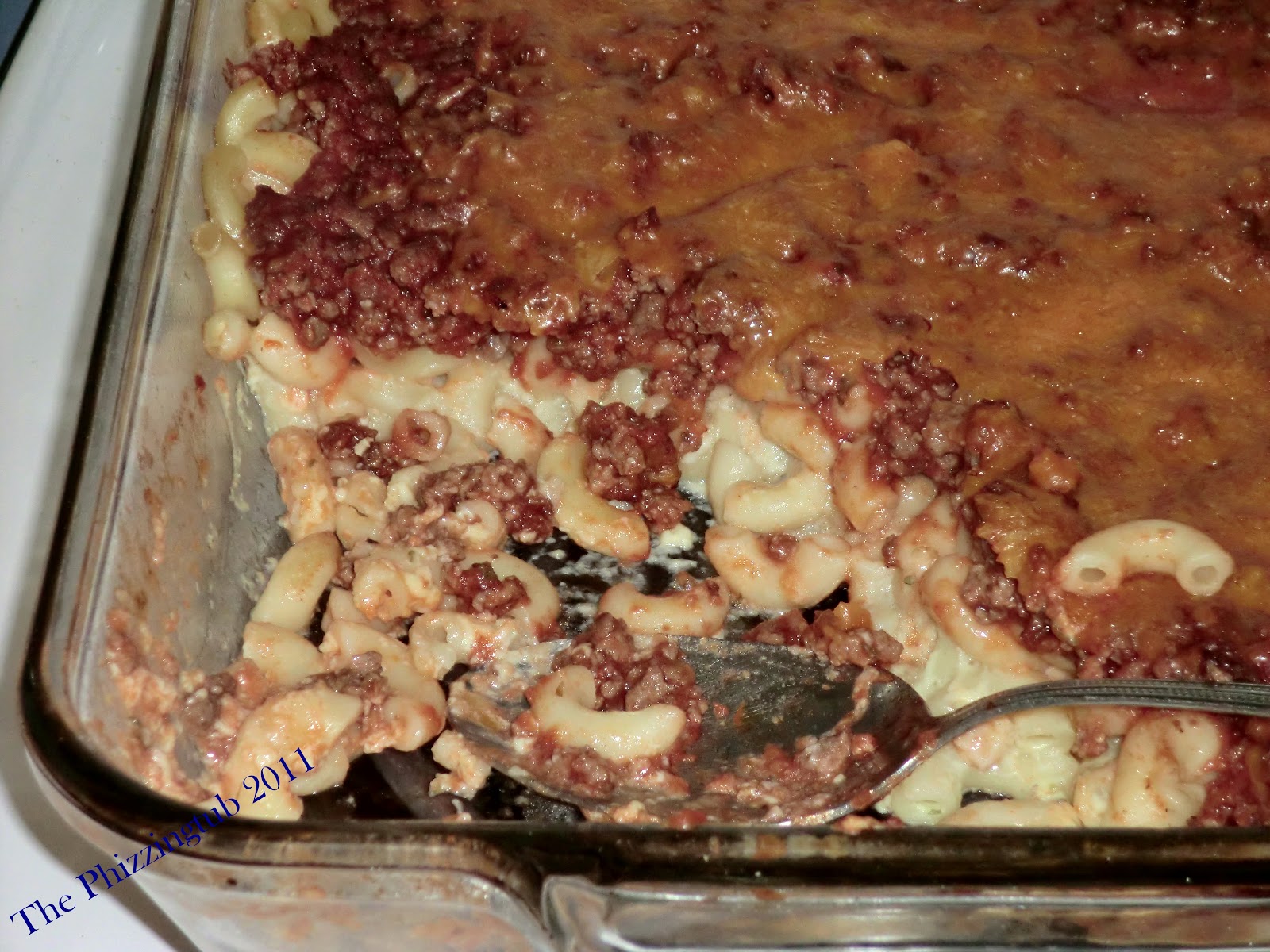 The Phizzing Tub... Ground Beef Macaroni Casserole Recipe