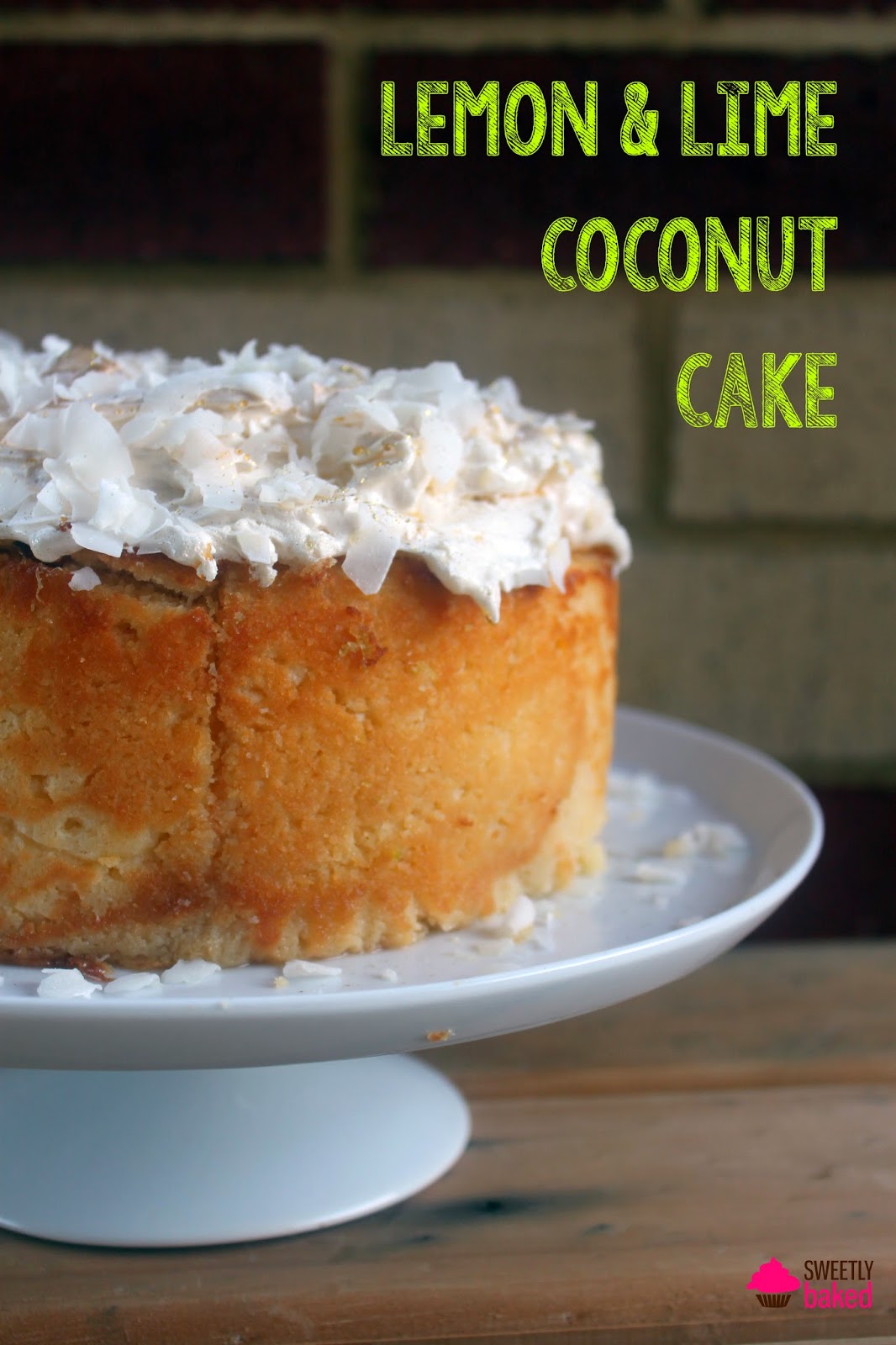 Lemon & Lime Coconut Cake Sweetly Baked Perth
