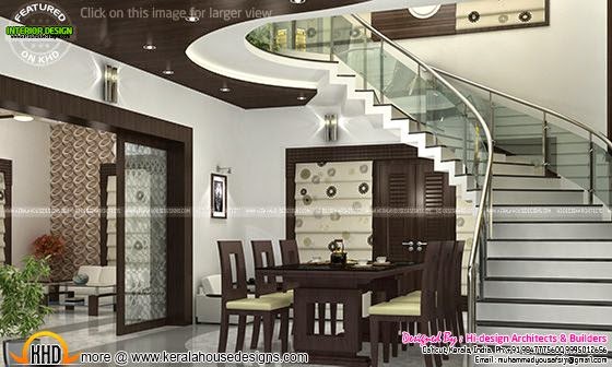 Dining room and staircase