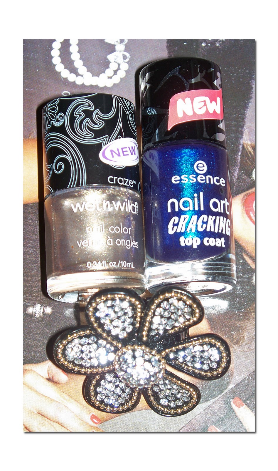 Sonia Verardo Nail Art Cracking Top Coat Nail Polish by Essence REVIEW