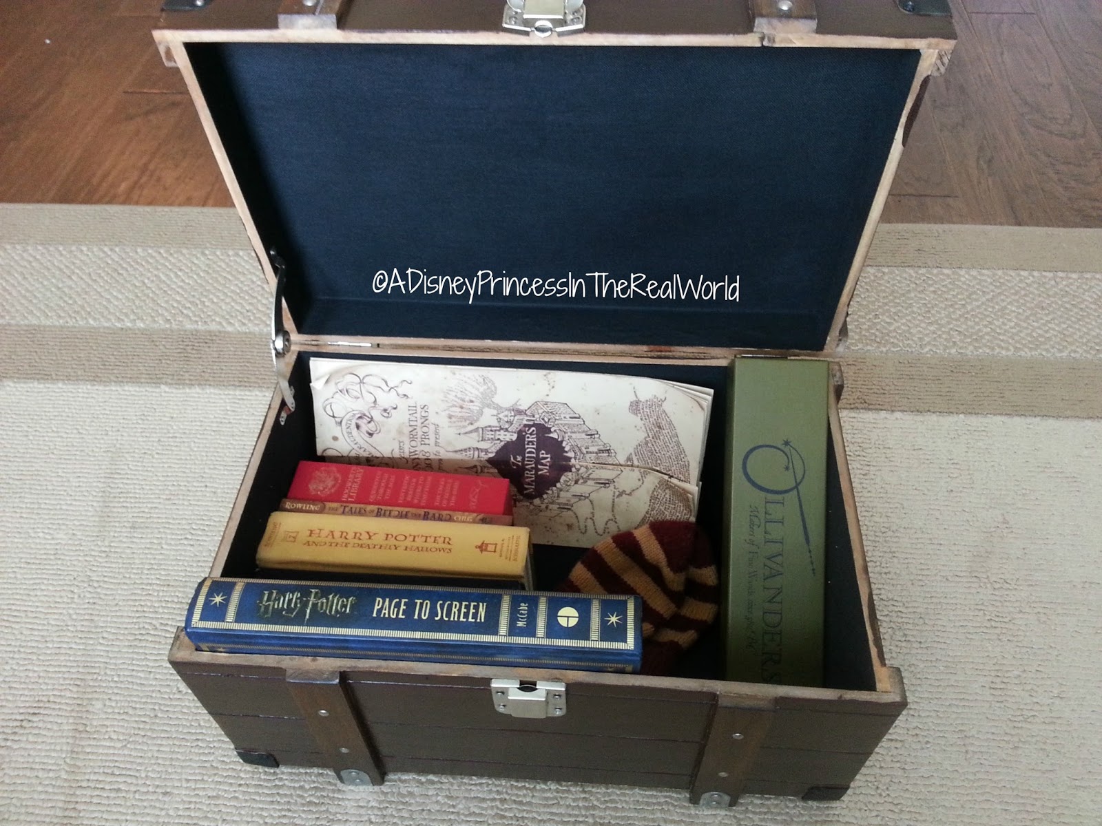 A Disney Princess in the real world DIY Harry Potter trunk!