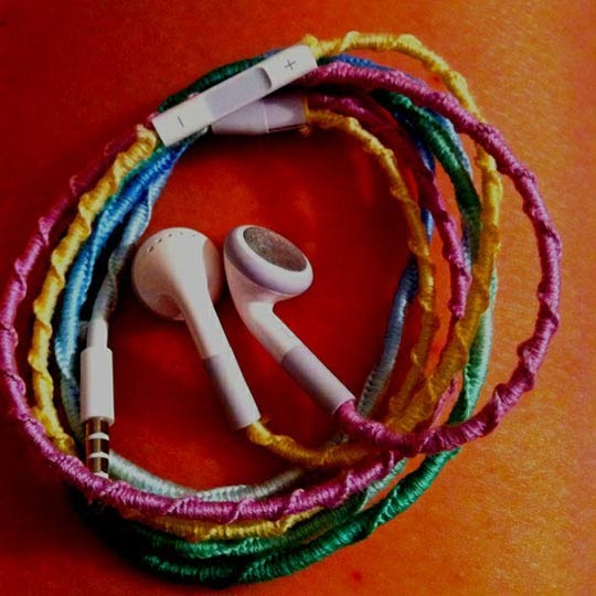 pieceful kwilter ear bud makeover