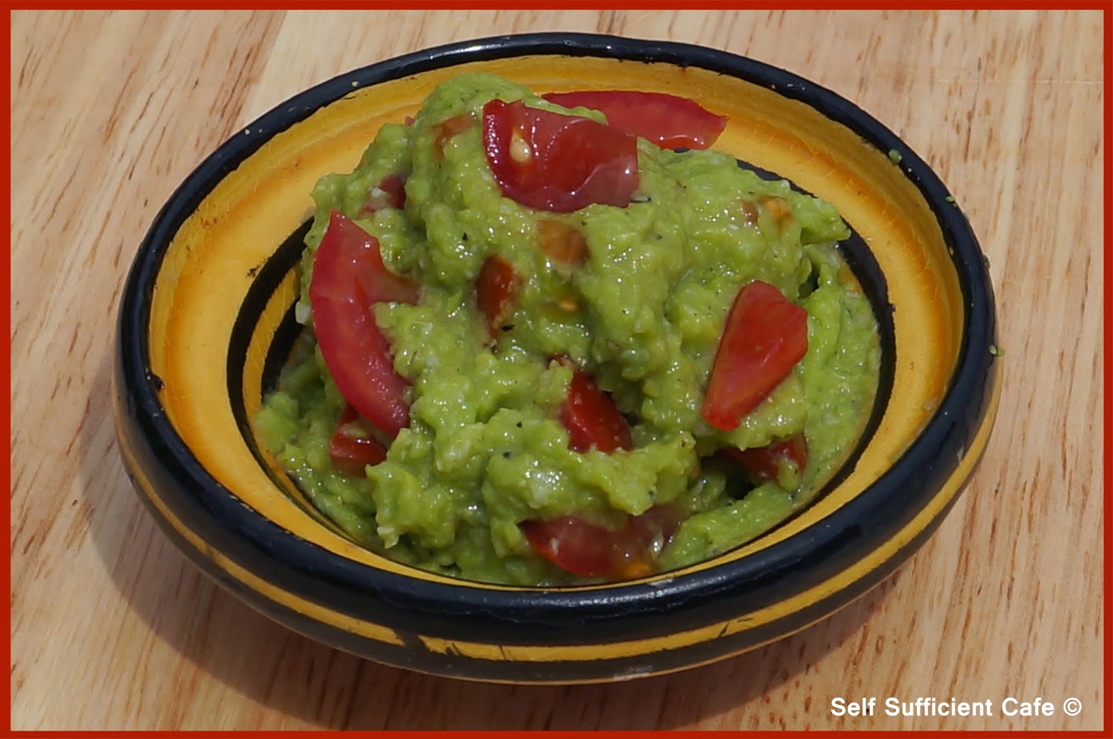 Self Sufficient Cafe Broad Bean Guacamole