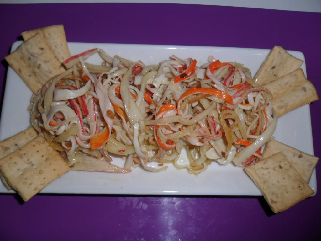 LAS COMIDAS DE CARMEN PALITOS DE SURIMI AL AJILLO