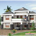 Trendy 4 bedroom Kerala house design - 3080 Sq.Ft.