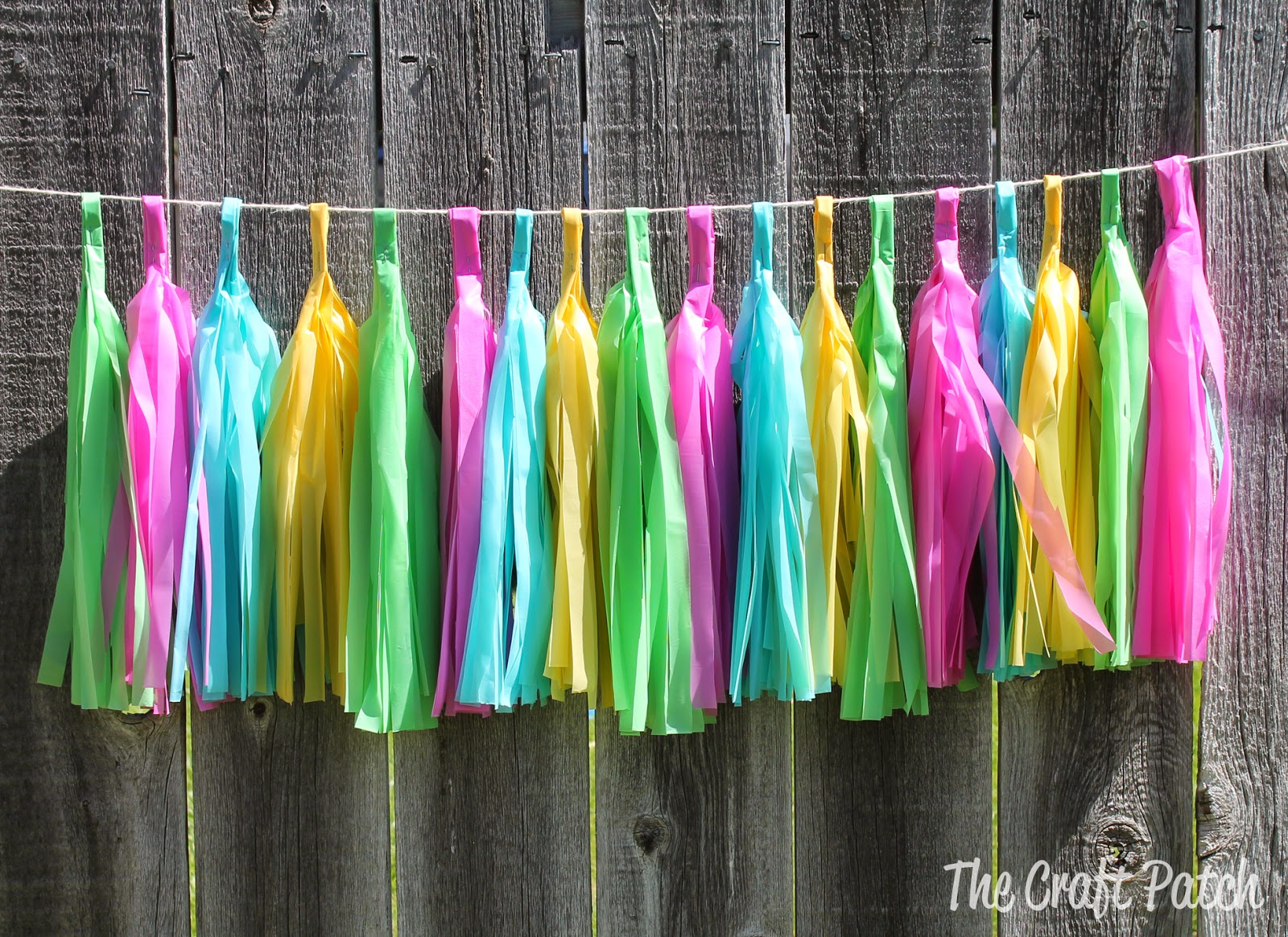 The Craft Patch Weatherproof Outdoor Tassel Garland