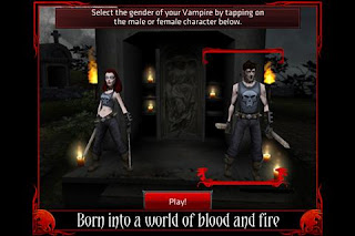 Dark Legends Character Select Screen
