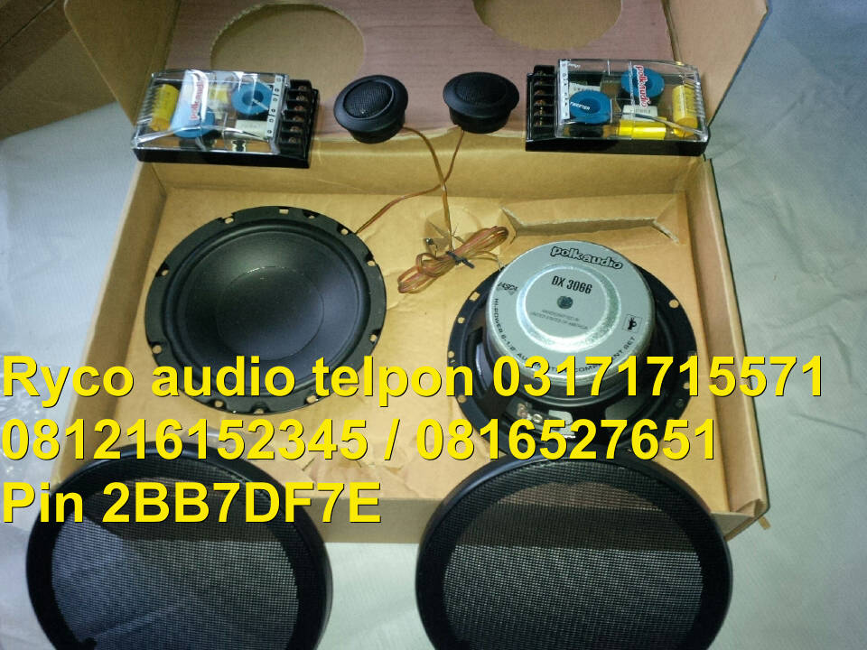 speaker pintu depan split polk audio dx3066