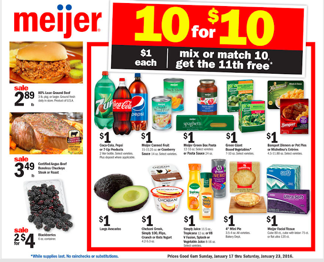 Meijer Ad preview starting Sunday 1/17! A Single Coupon