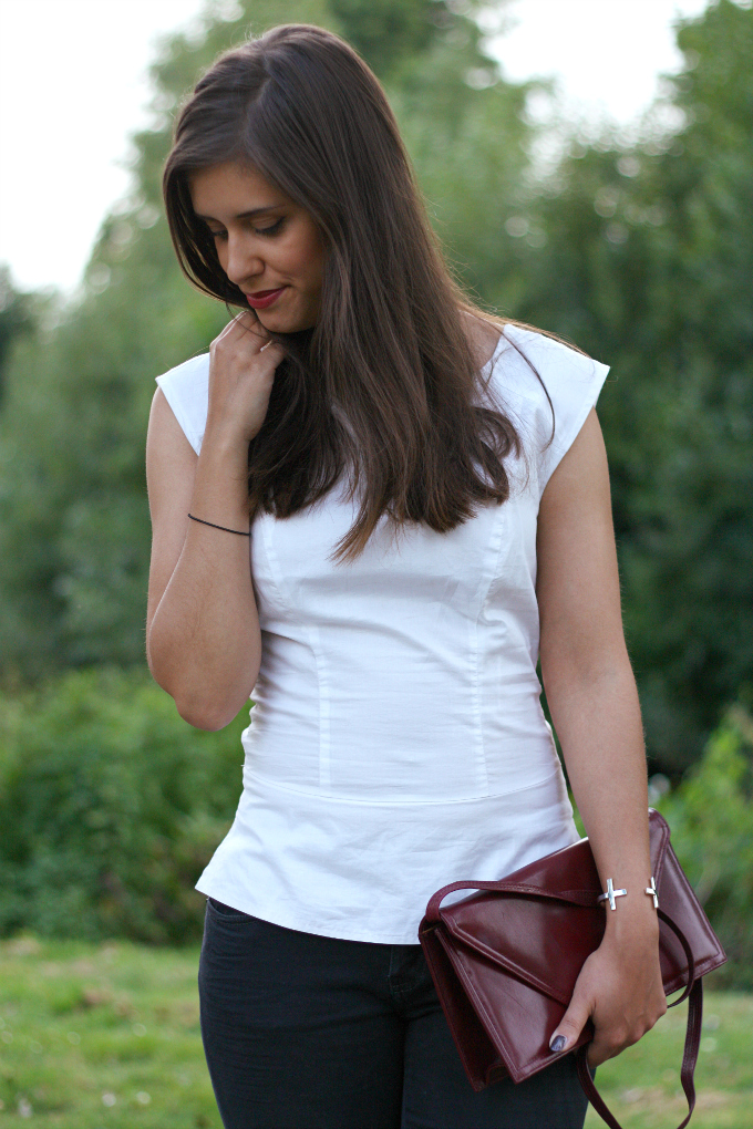 white top outfit